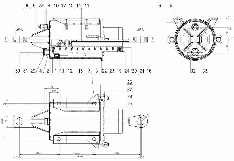 cilindro de frenos BZ 8 C-83